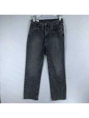 Gap Jeans Vintage 90s Loose Fit Mid Rise Stright Leg 100% Cotton Size 26R Grey